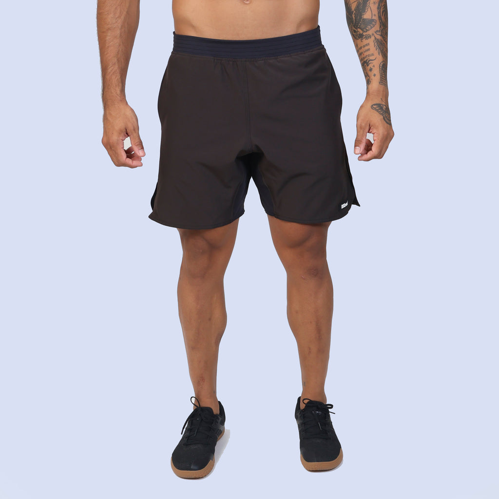 Short Cós Estreito - Marrom