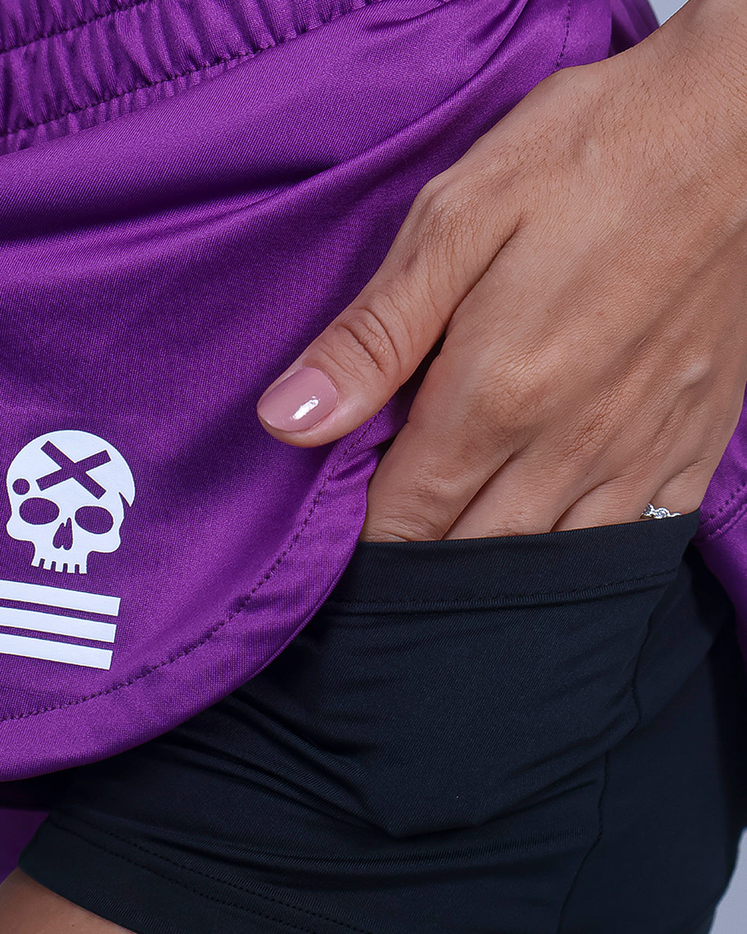 Short Fem Híbrido Running - Roxo Hebe