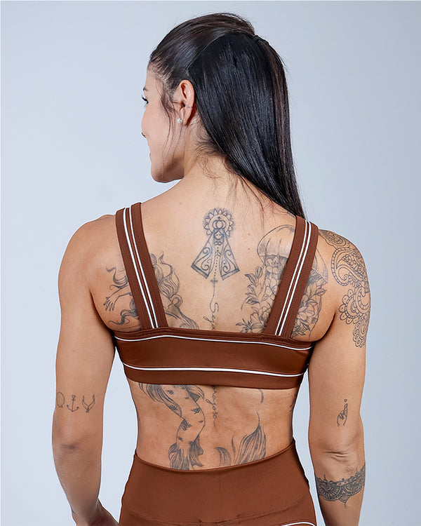 Top c/ Alças Soft - Coffee