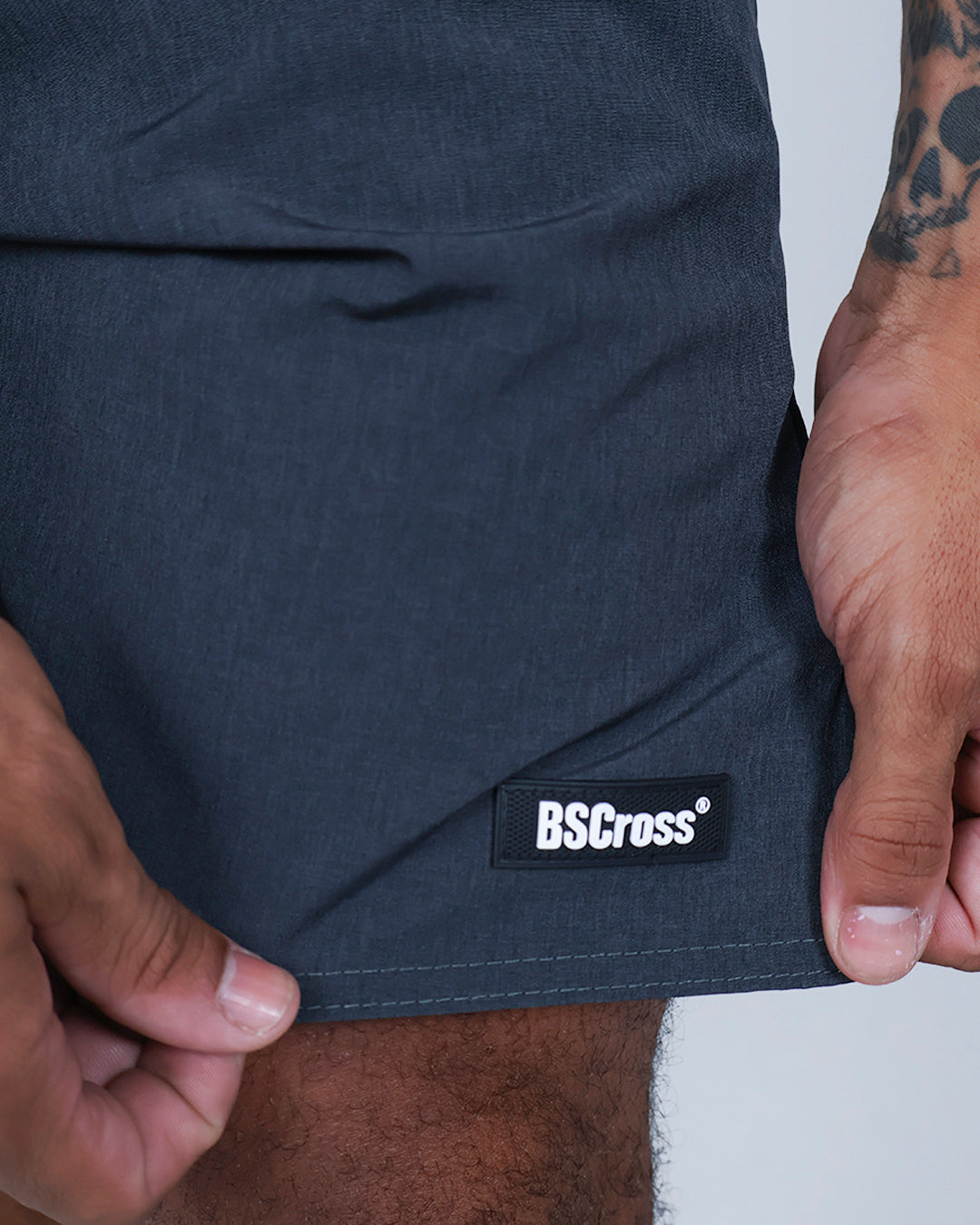 Short Masc Cós Estreito - Chumbo