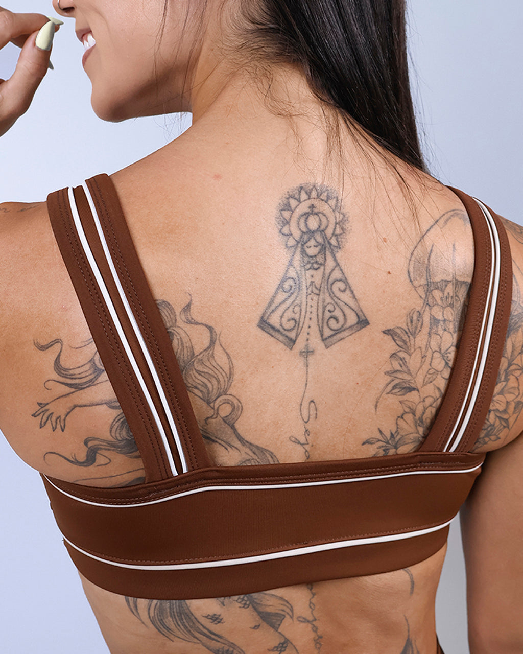 Top c/ Alças Soft - Coffee