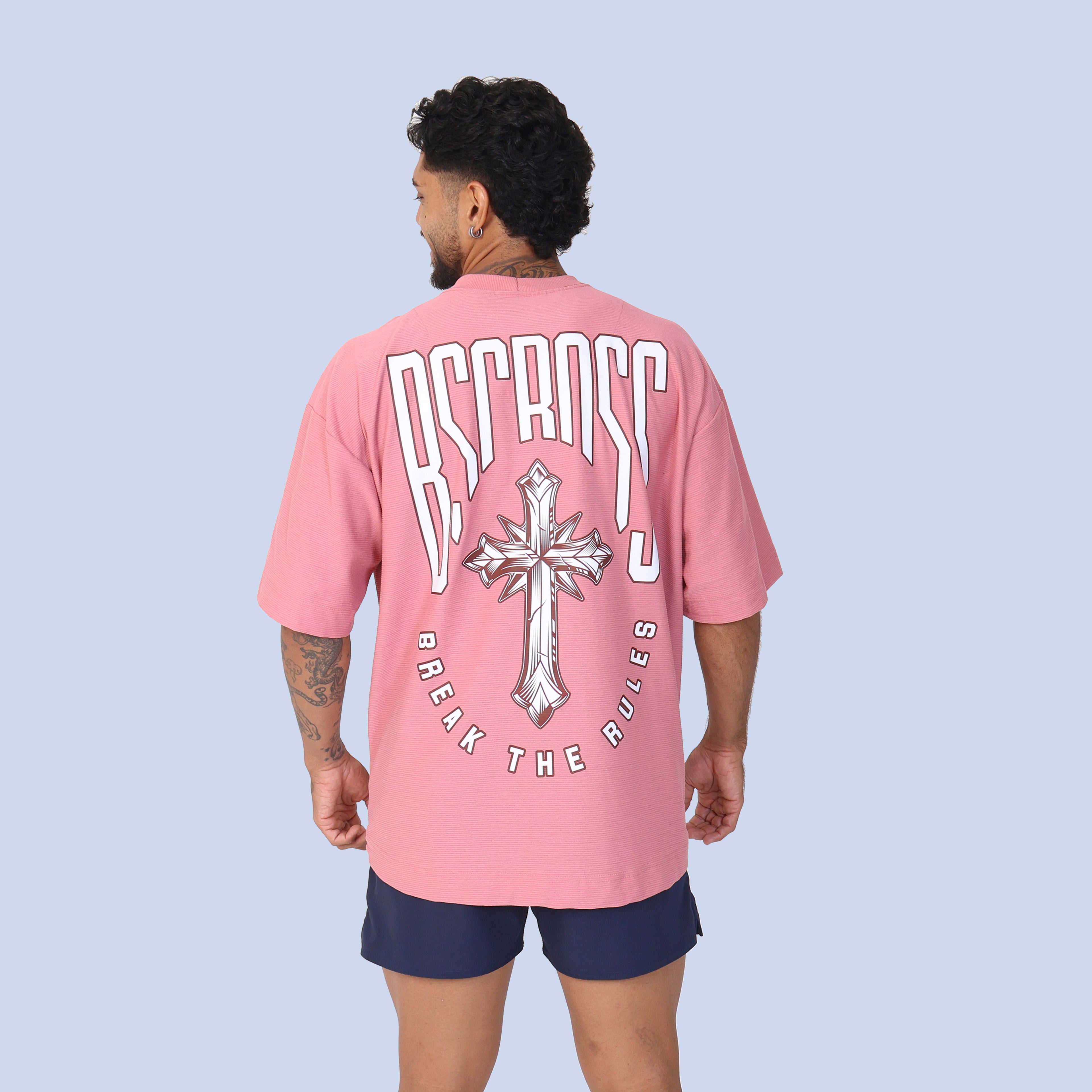 Big Oversized Cruz - Rosado