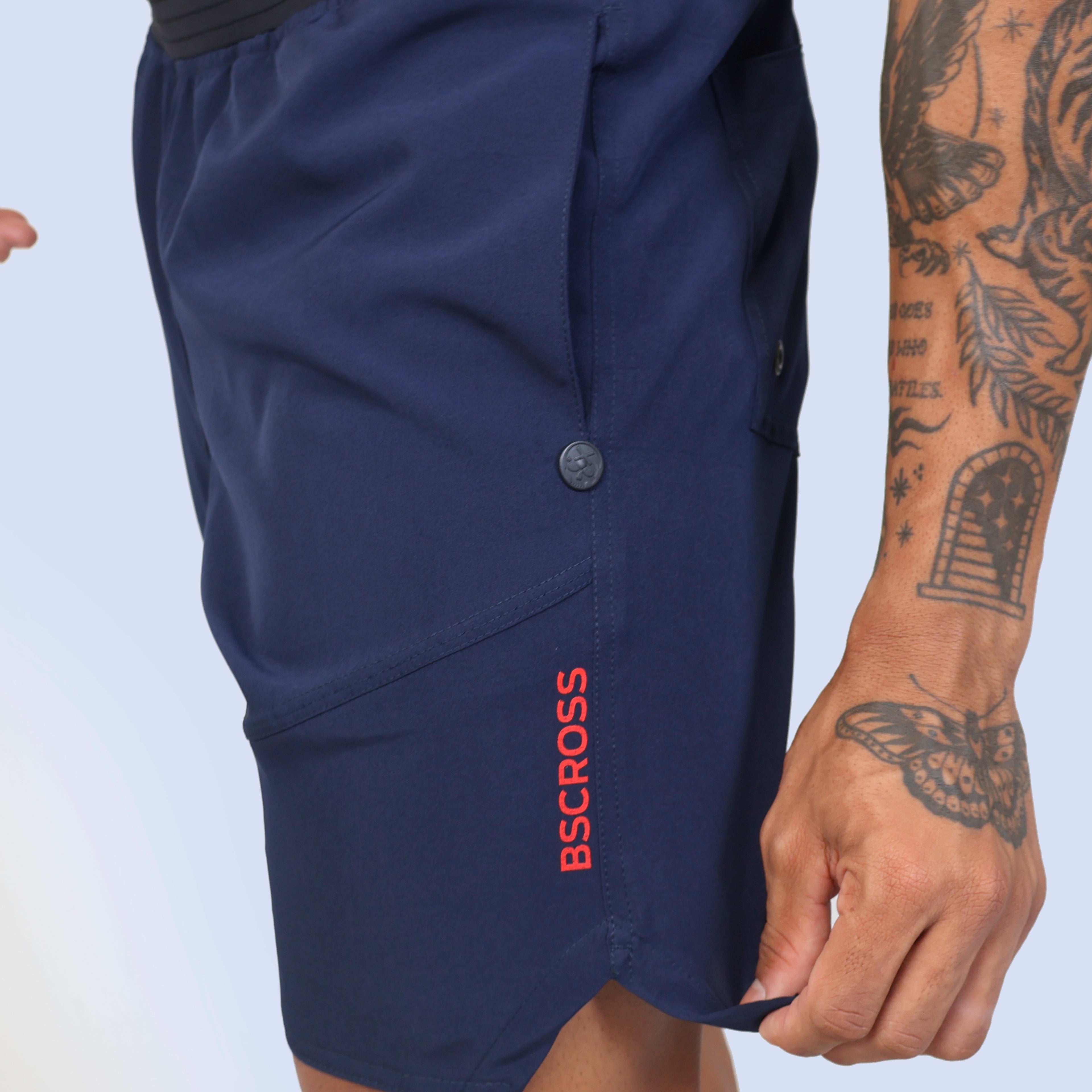 Short c/ Bolso e Zíper - Marinho