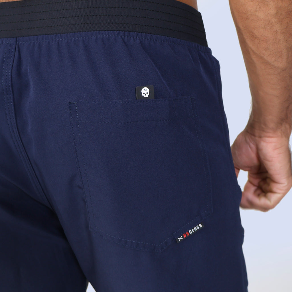 Short c/ Bolso e Zíper - Marinho