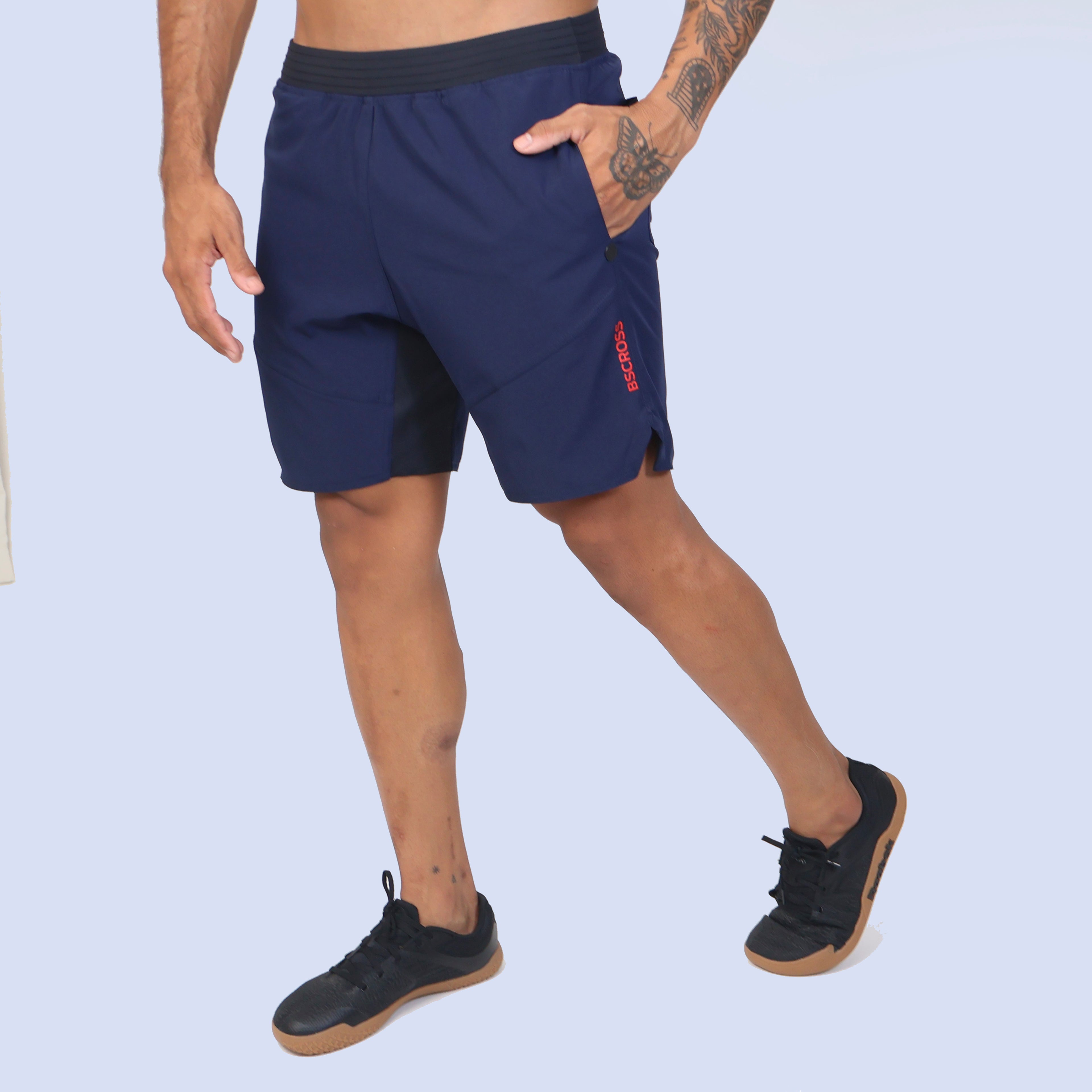 Short c/ Bolso e Zíper - Marinho
