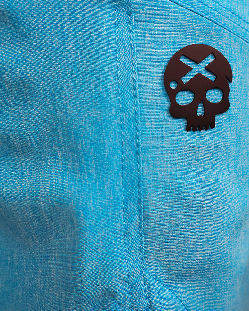 Short Masc c/ Bolso e Zíper - Azul Claro