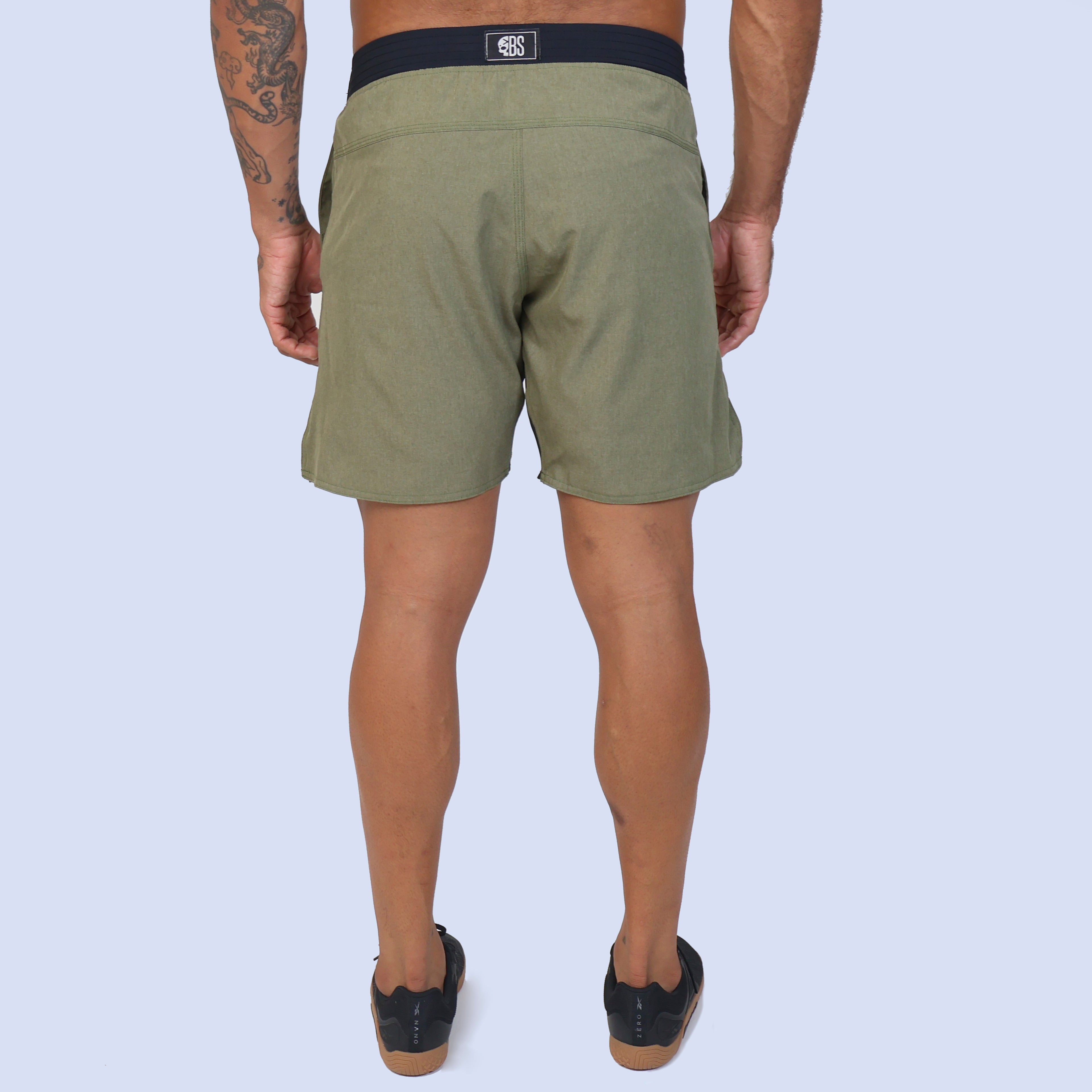 Short Cós Estreito - Olive Mescla