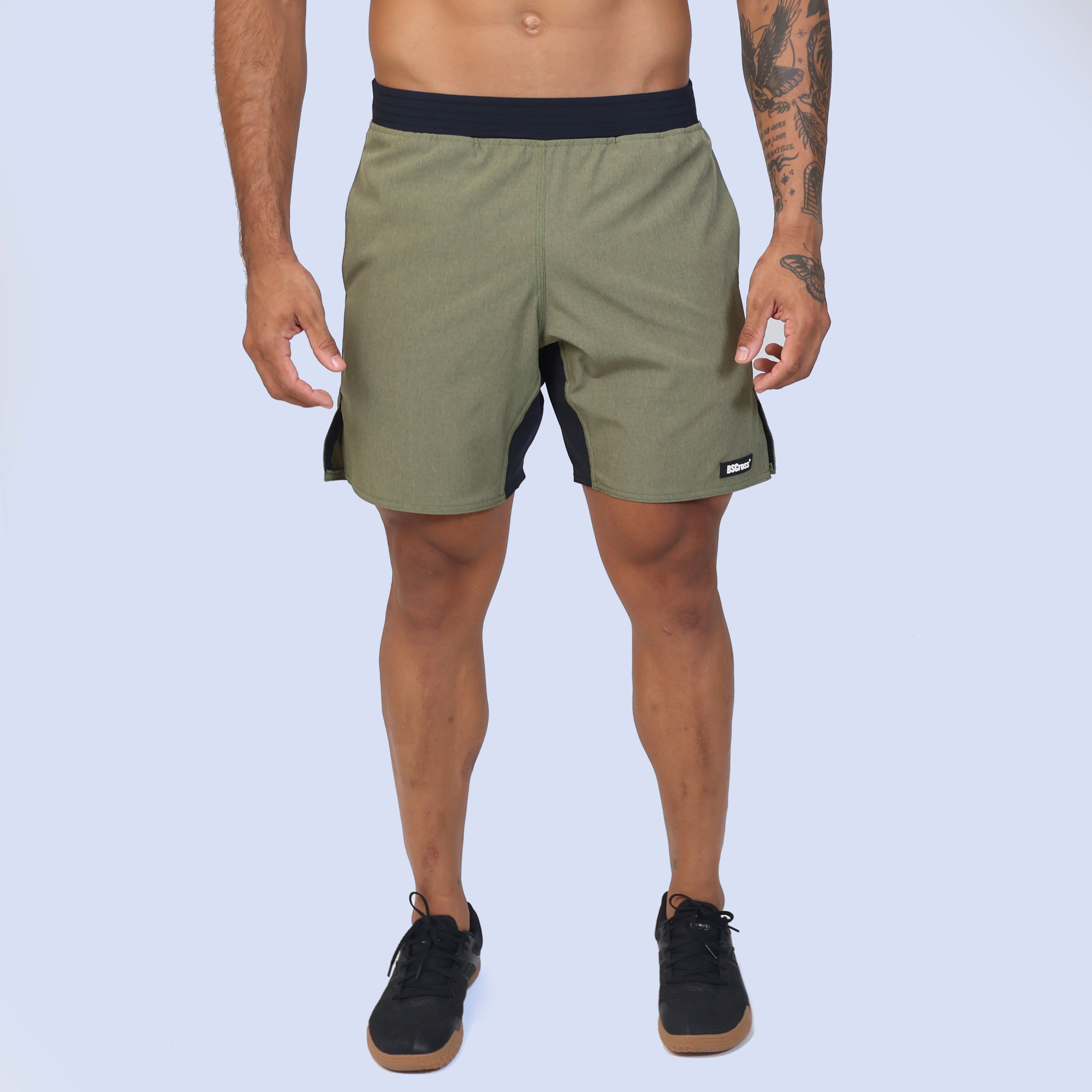Short Cós Estreito - Olive Mescla