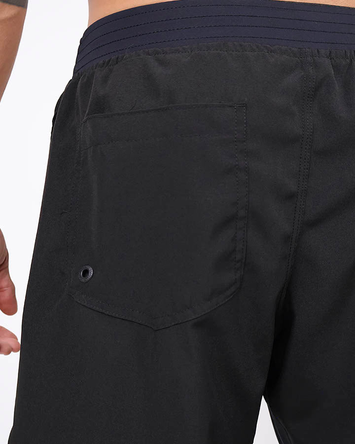 Short Masc c/ Bolso e Zíper - Preto