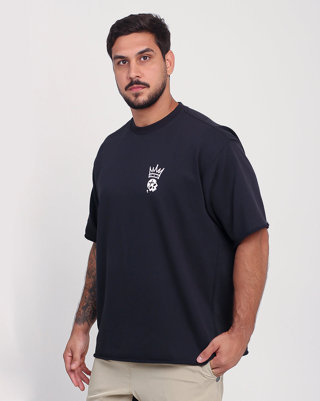 Cam Big Oversized Jesus The King - Preto