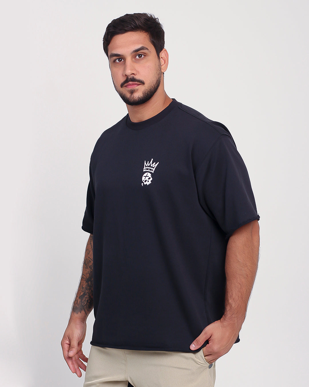 Cam Big Oversized Jesus The King - Preto
