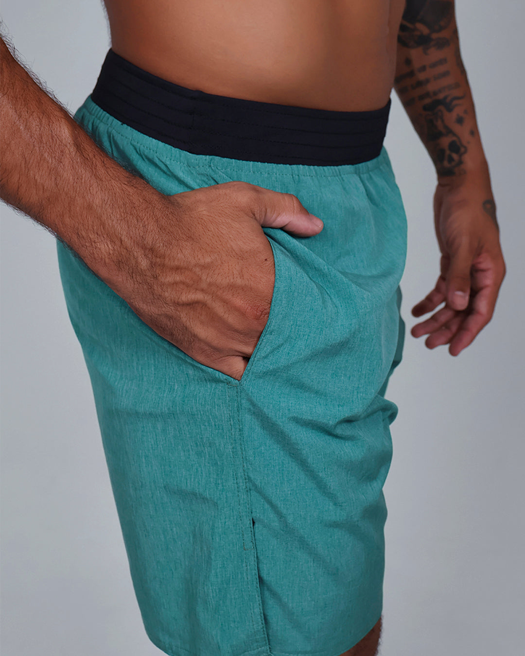 Short Masc Cós Estreito - Verde