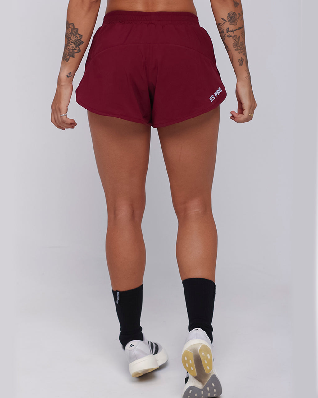 Short Fem Tactel Run - Royale (Vinho)