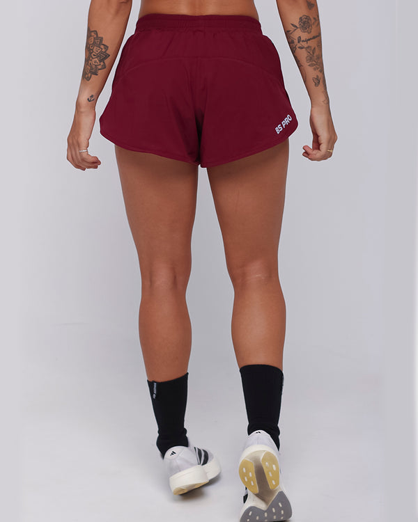 Short Fem Tactel Run - Royale (Vinho)