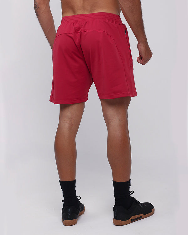 Short Masc c/ Recortes - Vermelho