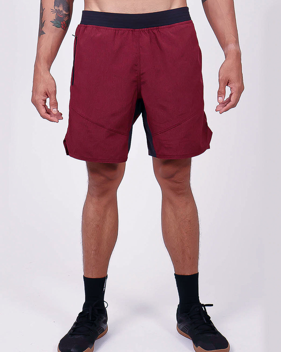 Short Masc c/ Bolso e zíper - Vinho