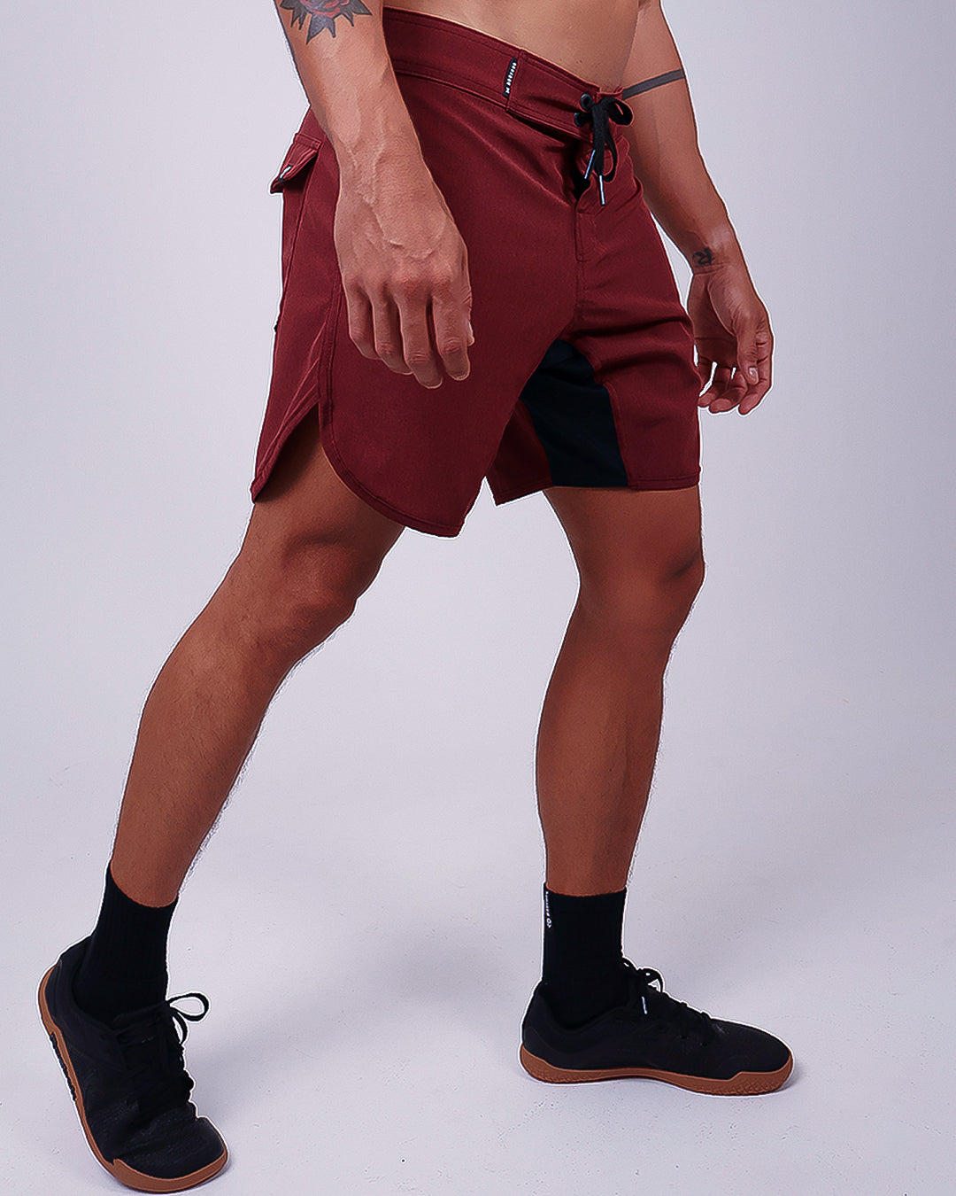 Berm Masc Speed One Color - Mescla Vinho