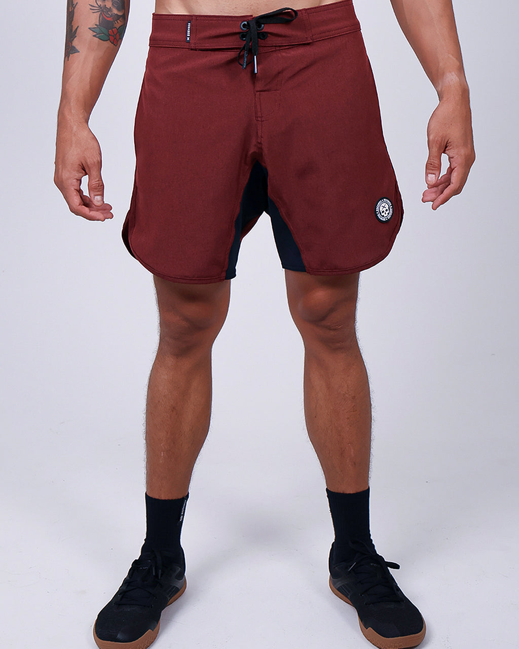 Berm Masc Speed One Color - Mescla Vinho