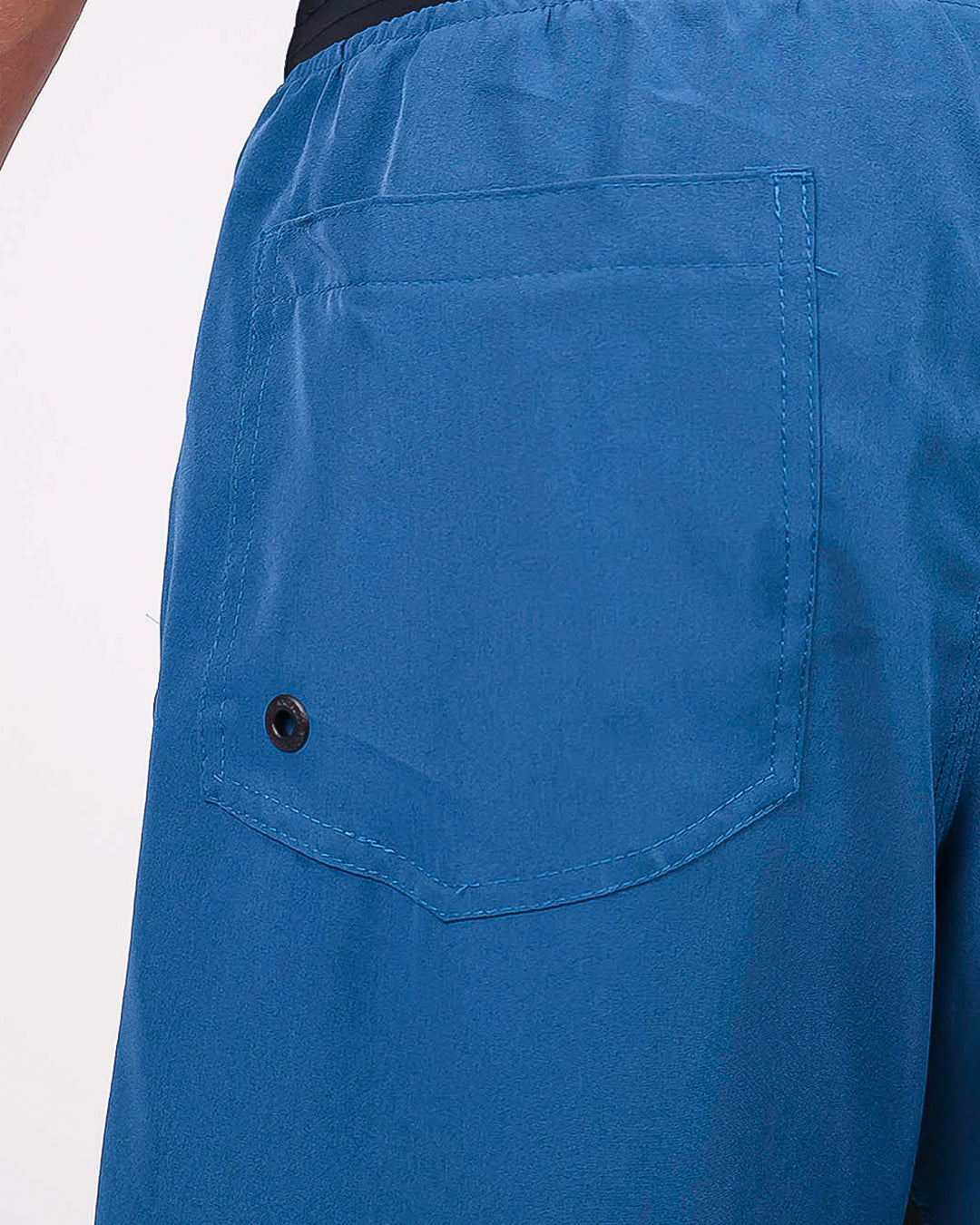 Short Masc c/ Bolso e Zíper - Azul Petróleo