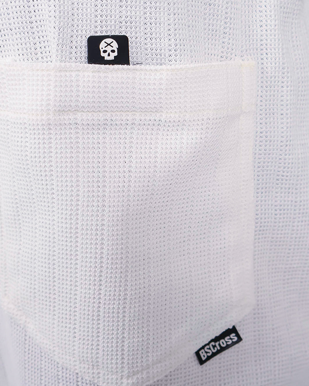 Short Masc em Malha Trabalhada - Natural