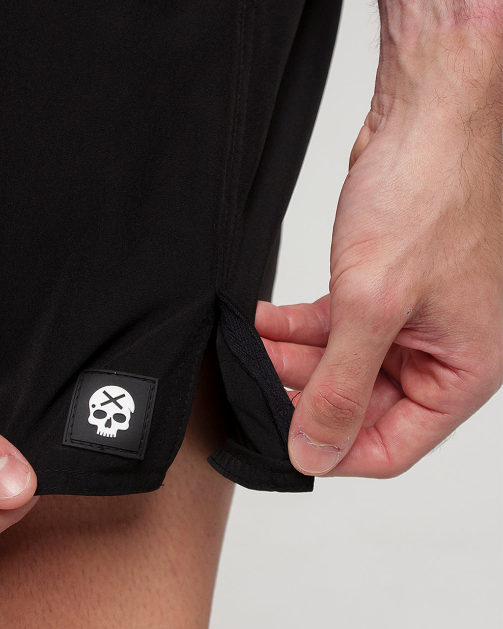 Short Masc Cós Elástico c/ Térmico - Preto