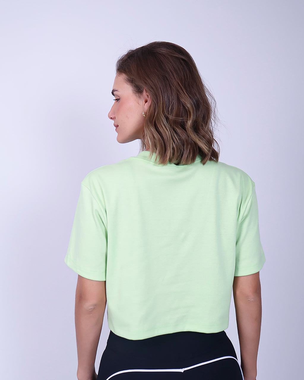 Cropped Oversized Bscross - Verde