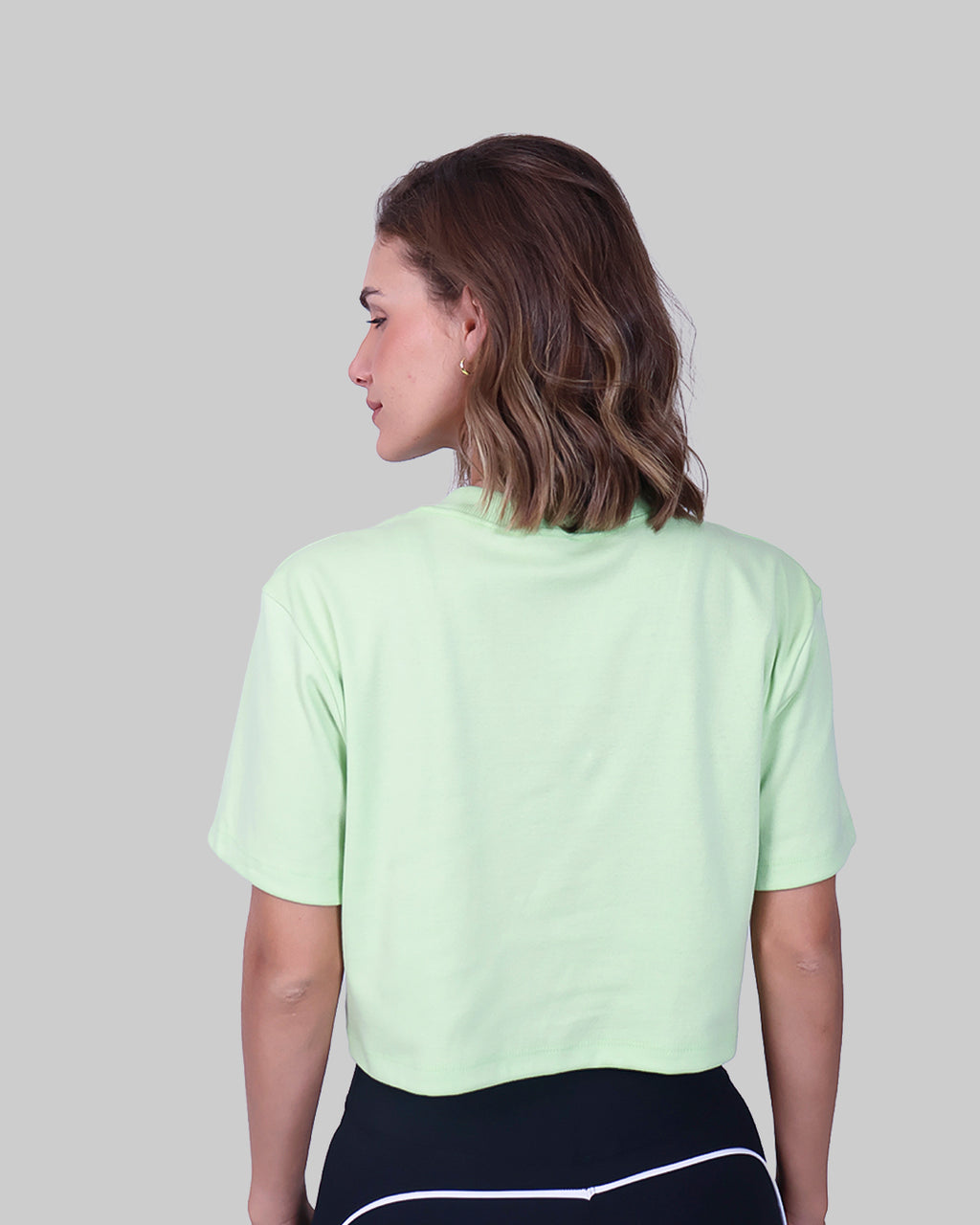 Cropped Oversized Bscross - Verde