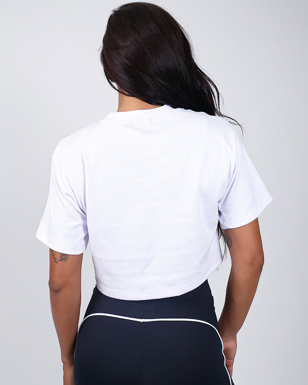Cropped Oversized Bscross - Branco