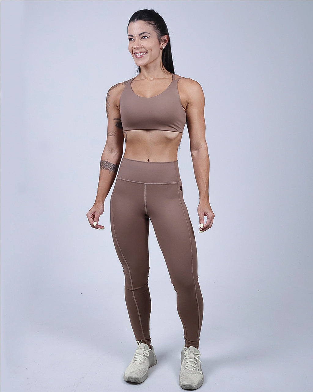 Legging Alta Compressão - Marrone