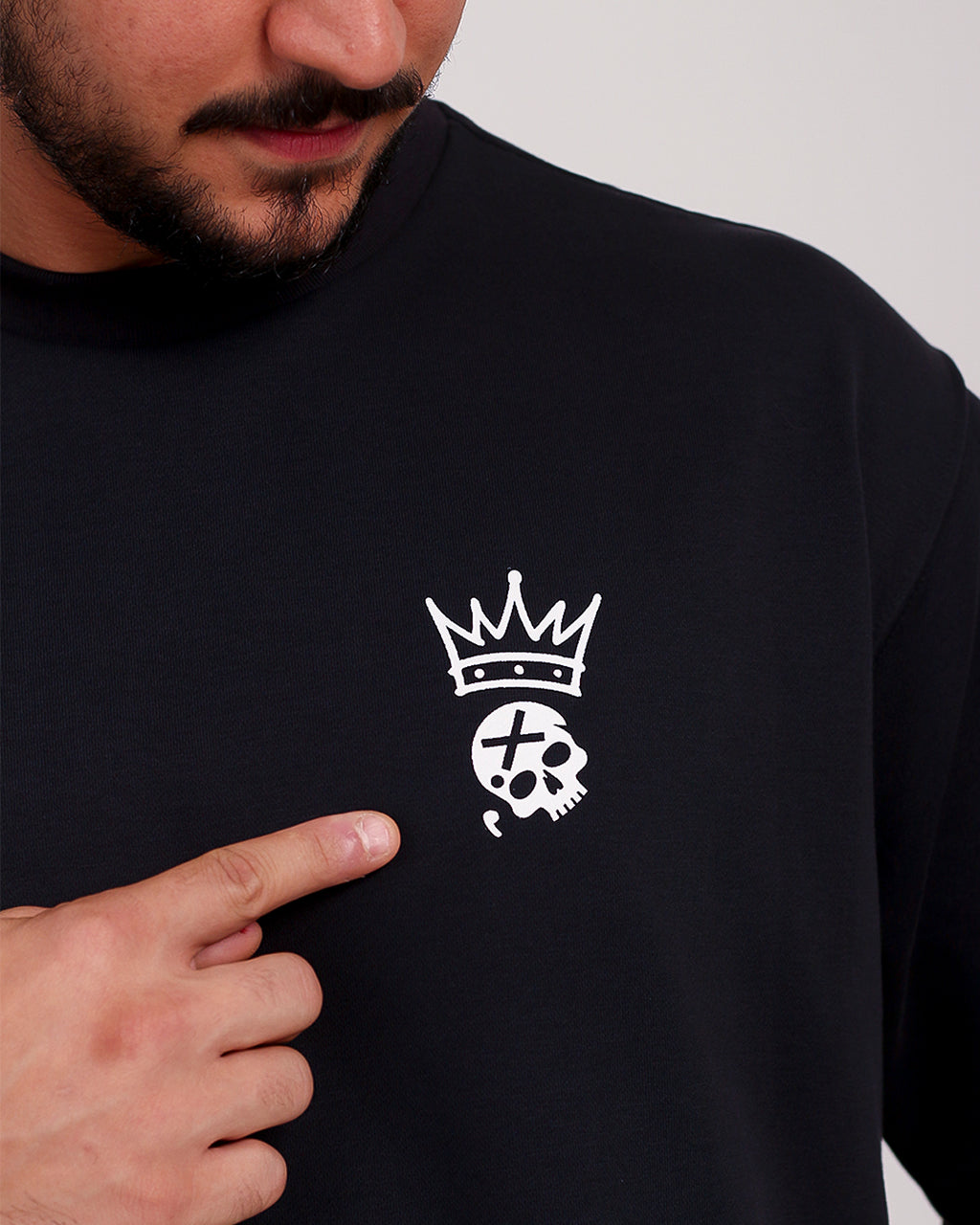 Cam Big Oversized Jesus The King - Preto