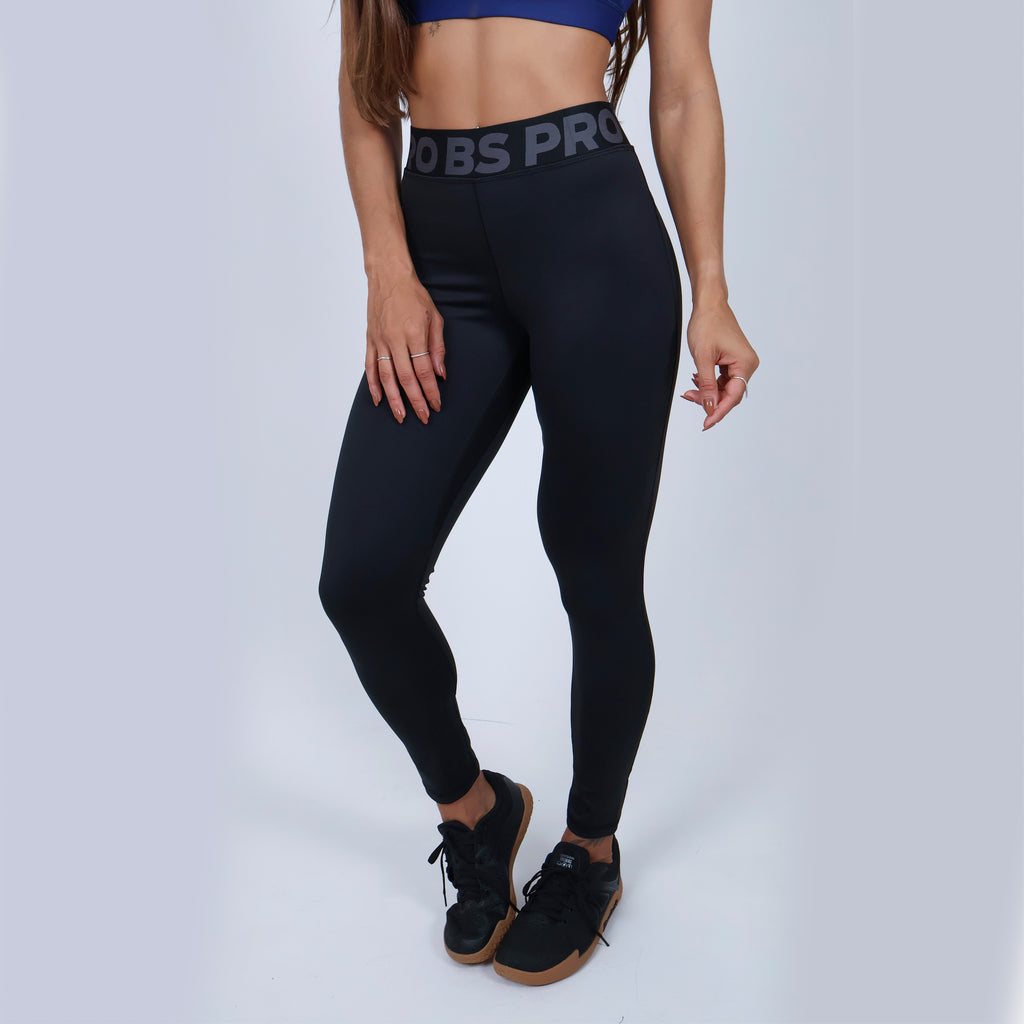 Legging BS PRO Alta COMPRESSÃO - Preto