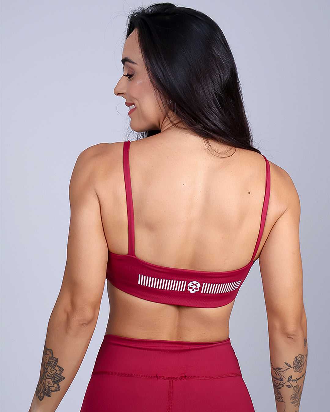 Top c/ Alça Básico - Framboesa