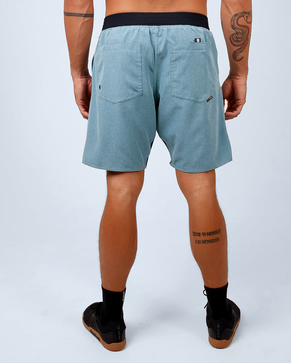Short c/ Bolso e Zíper - Mescla Verde