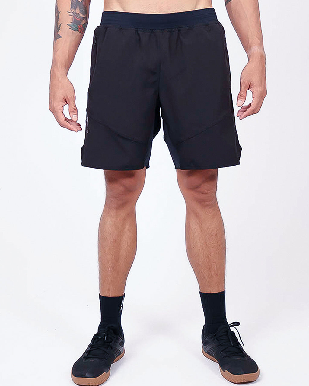 Short Masc c/ Bolso e Zíper - Preto