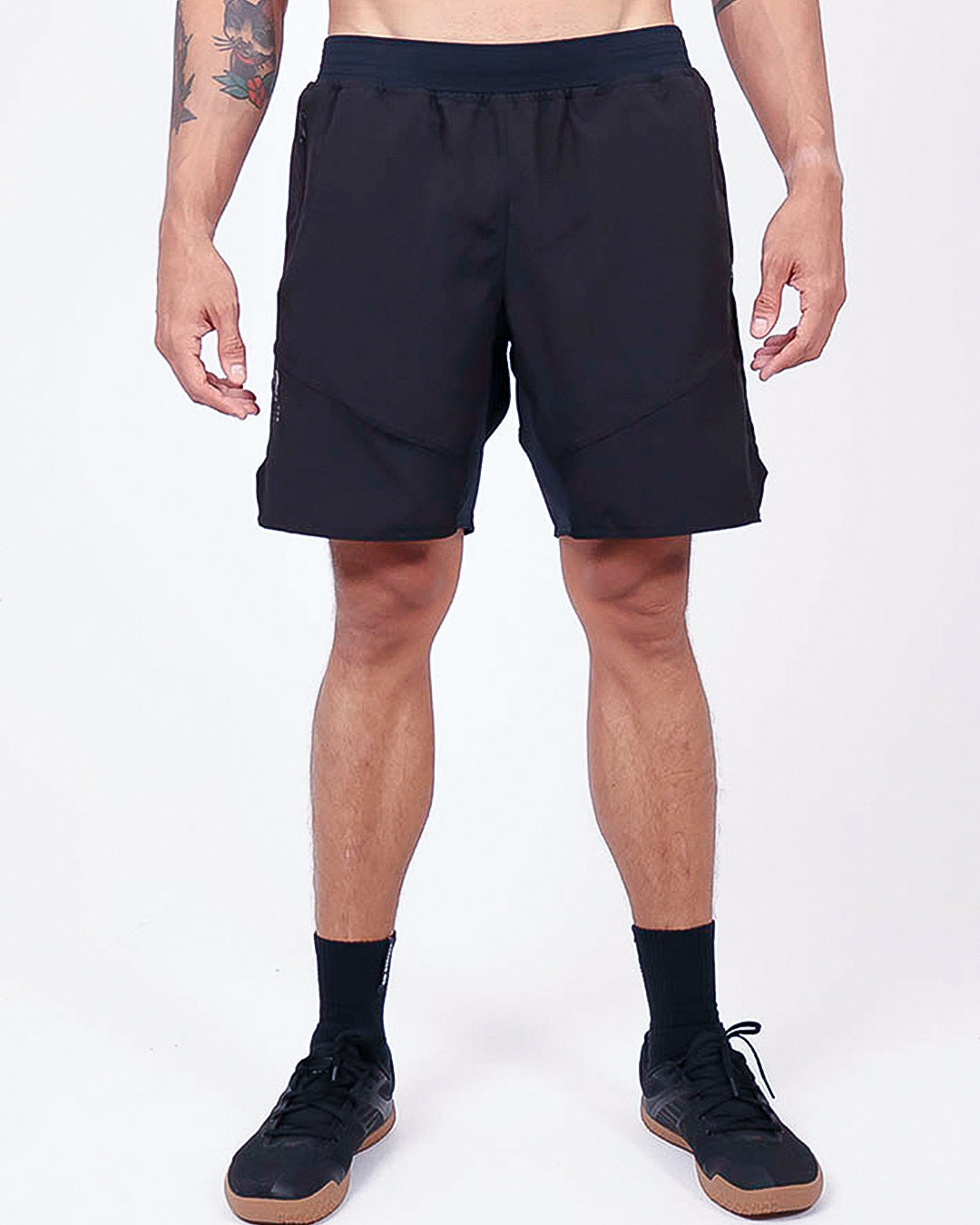 Short Masc c/ Bolso e Zíper - Preto