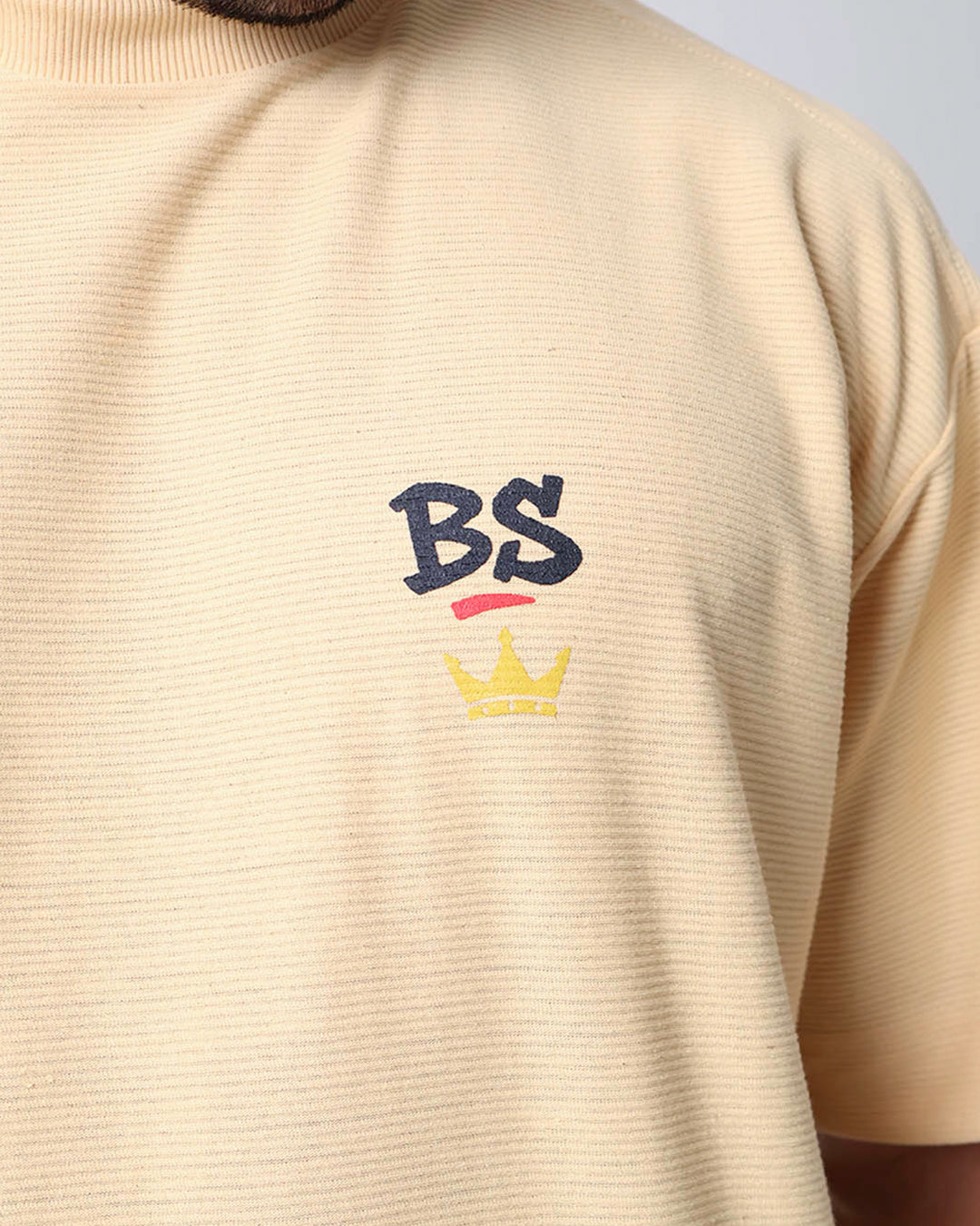 Big Oversized Jesus is The King - Bege