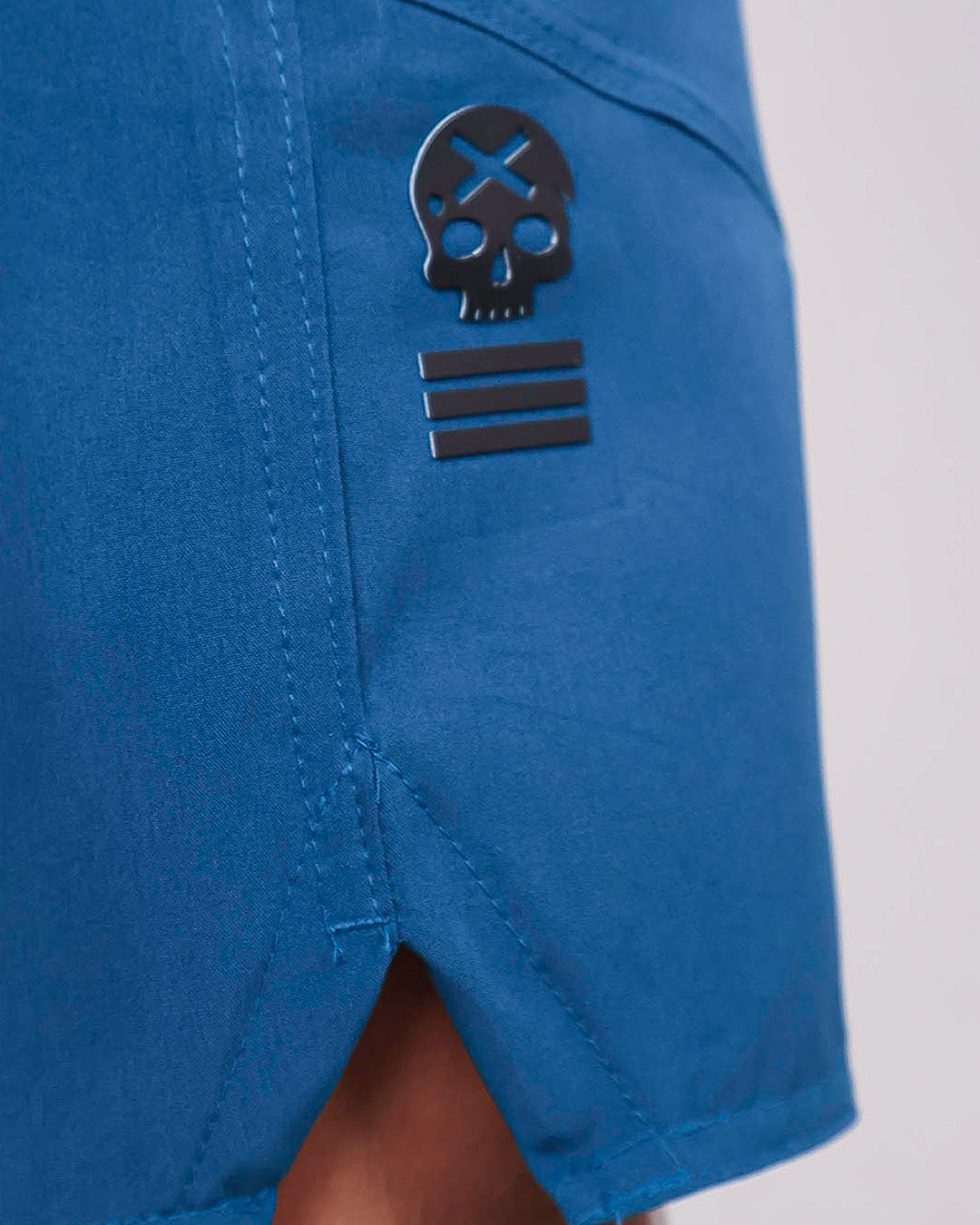 Short Masc c/ Bolso e Zíper - Azul Petróleo