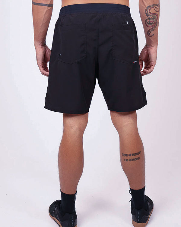 Short Masc c/ Bolso e Zíper - Preto