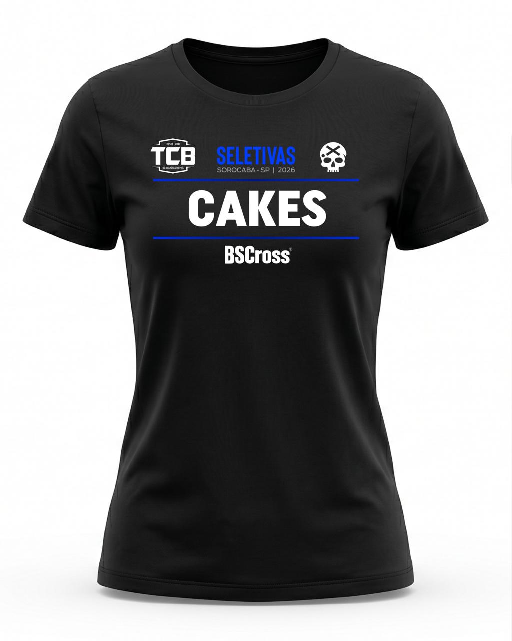 Camiseta Feminina Personalizável - Seletivas TCB Sorocaba - BSCross - Preta