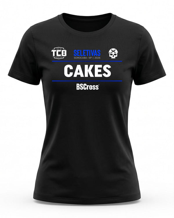 Camiseta Feminina Personalizável - Seletivas TCB Sorocaba - BSCross - Preta