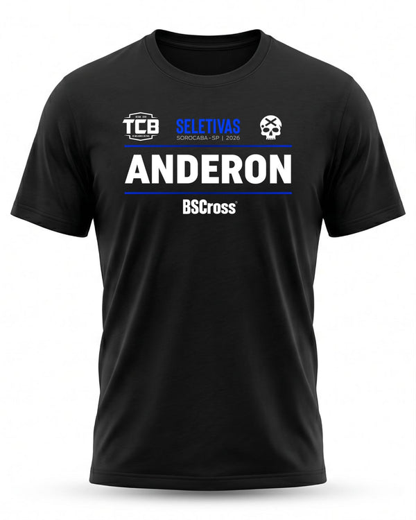 Camiseta Masculina Personalizável - Seletivas TCB Sorocaba - BSCross - Preta