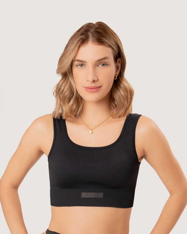 Cropped Mary - Preto
