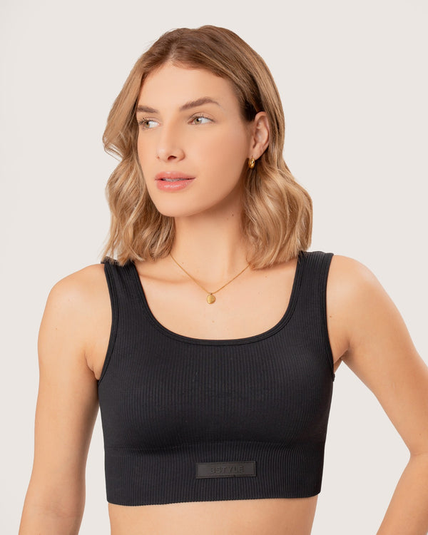 Cropped Mary - Preto