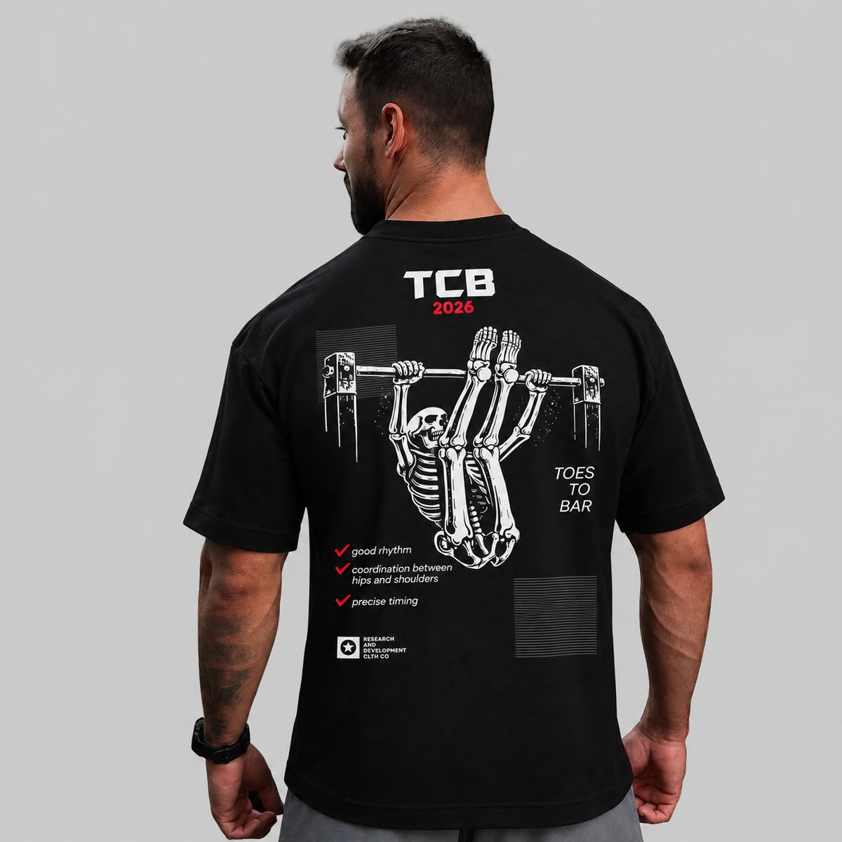Oversized TCB Snatch - Preta / Vermelha
