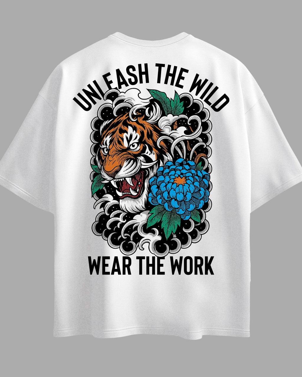 Oversized Exclusive - Tiger 02 Branca