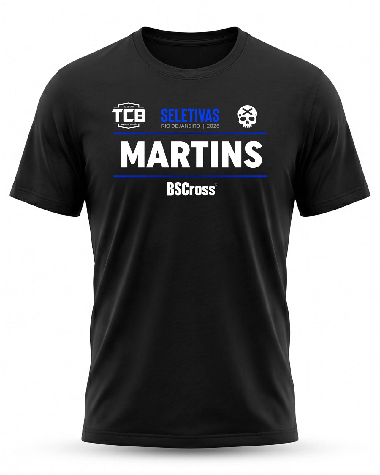 Camiseta Masculina Personalizável - Seletivas TCB Rio De Janeiro - BSCross - Preta