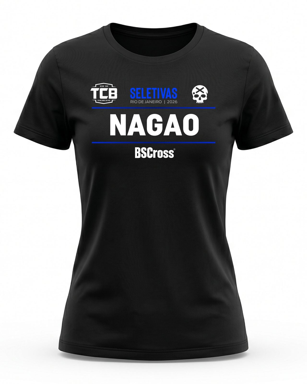 Camiseta Feminina Personalizável - Seletivas TCB Rio De Janeiro - BSCross - Preta
