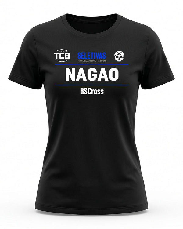 Camiseta Feminina Personalizável - Seletivas TCB Rio De Janeiro - BSCross - Preta