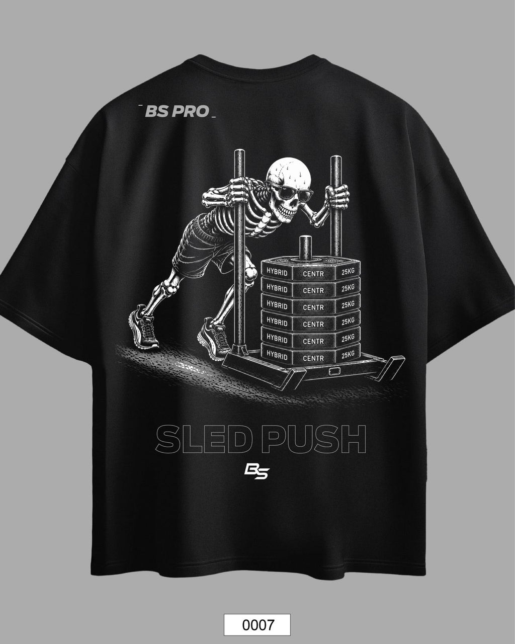 Oversized Exclusive - Hybrid Sled Push Preta