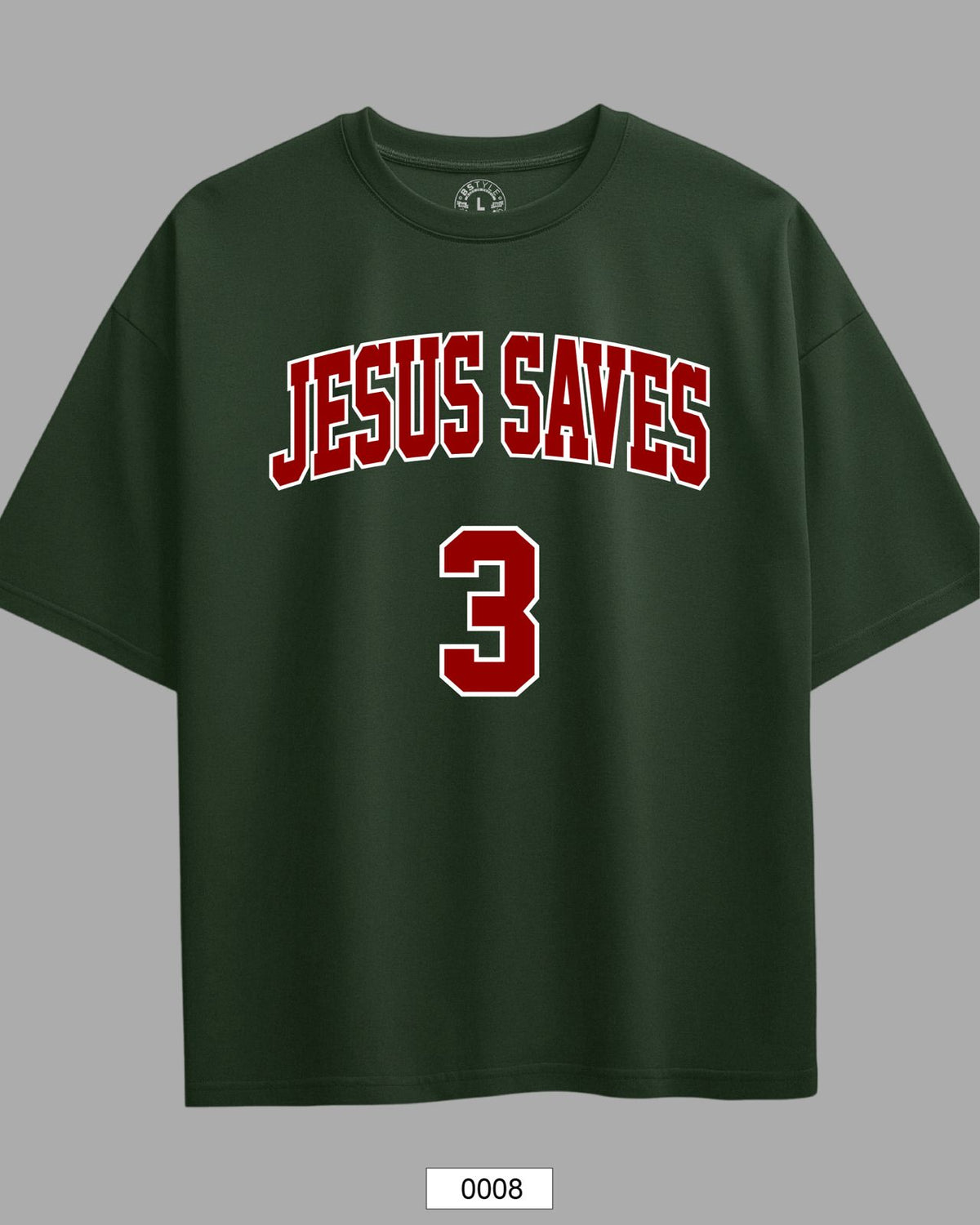 Oversized Exclusive - Jesus Saves 3.0 Verde